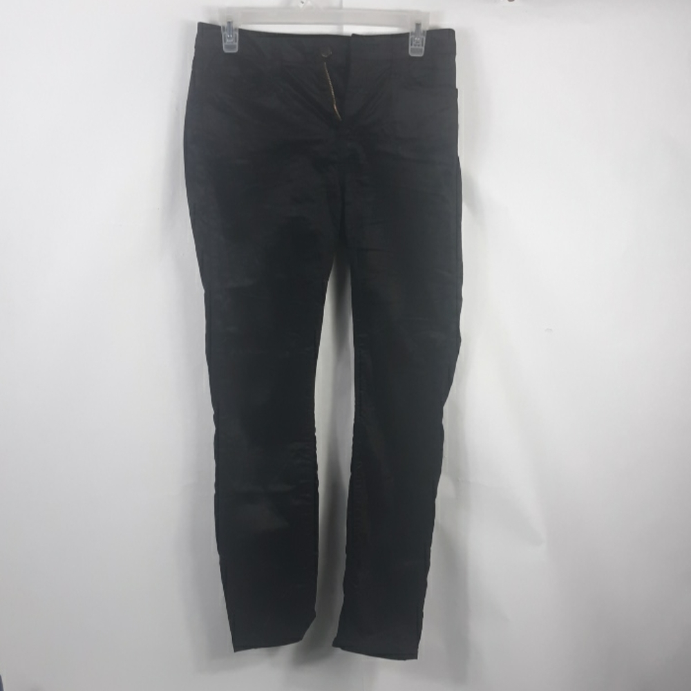 Jen7 | 7 of all mankind black velvet ankle skinny